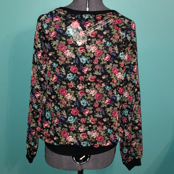 Sheer floral sweater - Picture 6 of 7